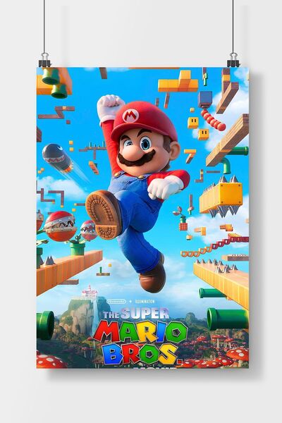 Luna Marissa Süper Mario Poster Çerçevesiz Duvar Posteri