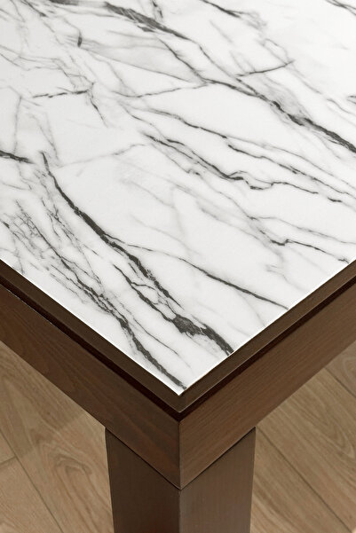 Overdal 1.2mm Marble Pattern Thick Pvc Tablecloth Non-Slip Wipeable Table Pro...