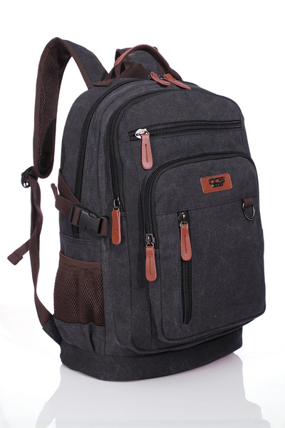 ÇÇS ççs 51451 Canvas Backpack BLACK