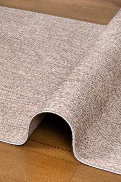 Valery Home Loom Yeni Nesil Vizon Sisal Yumuşak Dokuma Mutfak Koridor Kilim Kaymaz Pamuk Taban Halı 7103A