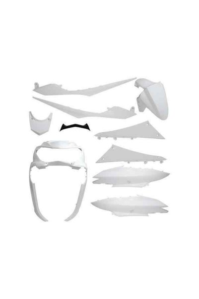 SEVGENT Rks Newlight 125 Kaporta Seti 10 Parça Beyaz