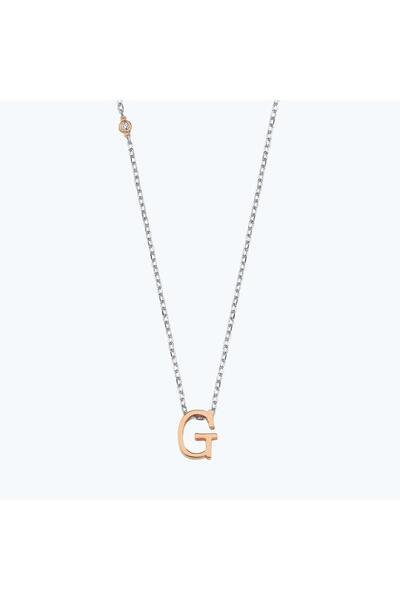 Altınbaş Silver Pırlantalı G Harfi Kolye