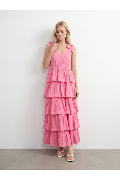 Vero Moda Mehrlagiges Kleid VMBLAIR Langes Kleid