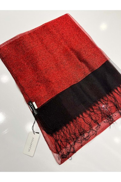 Modario Armanda Silvery Tulle Shal 30% Silk - 1