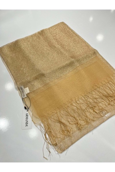 Modario Armanda Silvery Tulle Shal 30% Silk - 11