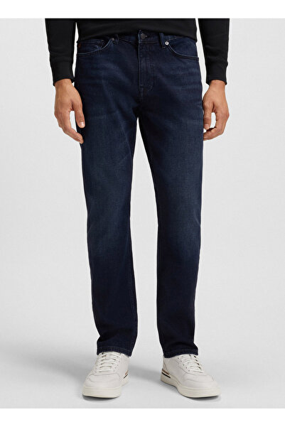 BOSS Lacivert Erkek Slim Fit Pantolon Delaware