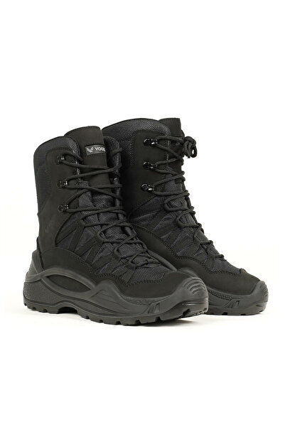 Vogel Canyon 1490 Zipperless Black Off-Road Trekking Outdoor Boots for 4 Seasons