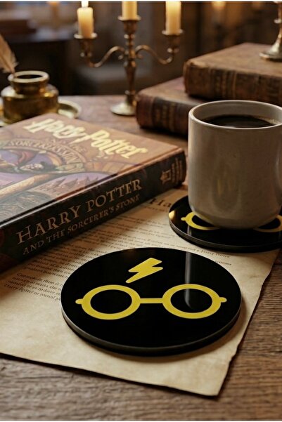 Mabbels Harry Potter Gözlük - Şimşek Bardak Altlığı
