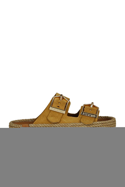 Bohonomad Mustard Suede Sydney Women's Buckle Slippers 24Sydney