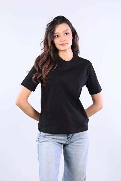 Mckanzie 26650 Tricou Interlock cu decolteu O supradimensionat