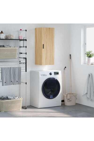 Concept Dulap montat pe perete, stejar sonoma, 34,5x34x90 cm