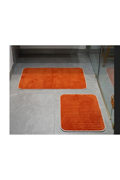 Dinarsu 2Lİ BANYO SETİ TURUNCU FİTİLLİ
