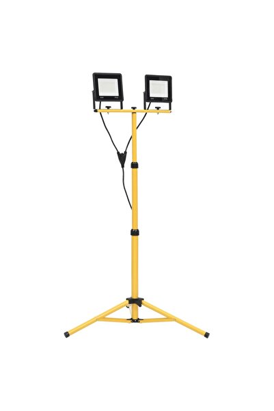 Concept Proiector cu LED și trepied, 2x50 W, alb rece