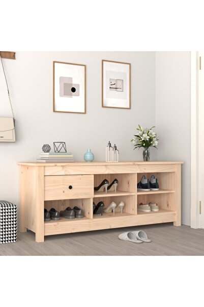 Concept Dulap pentru pantofi, 110x38x45,5 cm, lemn masiv de pin