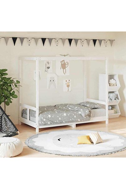 Concept Cadru de pat pentru copii, 80x160 cm, lemn masiv de pin