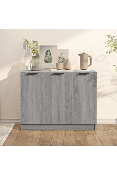 Concept Servantă, sonoma gri, 90,5x30x70 cm, lemn prelucrat