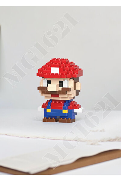 Bricks | Pinkyday | Süper Mario – Sürpriz Hediyeli 3D Yapboz Mini Blok Seti –...
