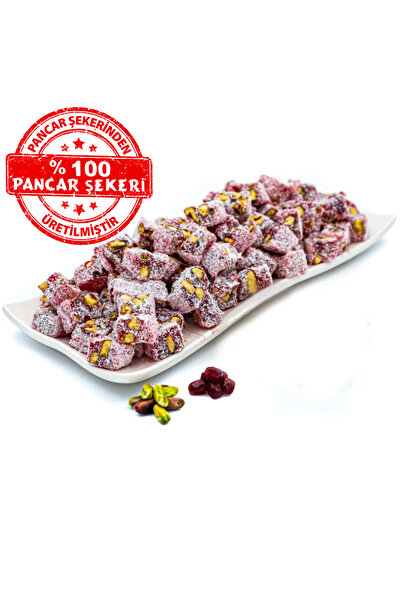Dadak Lokum ve Kuruyemiş Nar Aromalı Antep Fıstıklı Mini Lokum 5 Kg