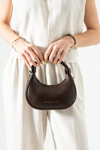 By Hakan TN-103 GEANTĂ DE UMĂR PENTRU FEMEI GEANTĂ DE MÂNĂ GEANTĂ CROSSBODY MARO