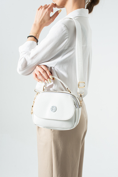By Hakan Tn-101 Women's Shoulder Bag Handbag Crossbody Bag White