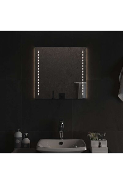 Concept Oglindă de baie cu LED, 50x50 cm