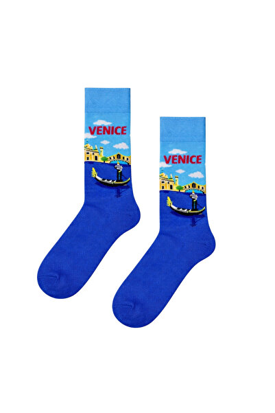 CARNAVAL SOCKS Șosete colorate cu design Veneția