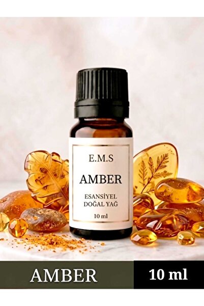 E.M.S AVM AMBER Esansiyel Uçucu Yağ Buhurdanlık Yağı Difüzör Esansı Oda Kokus...