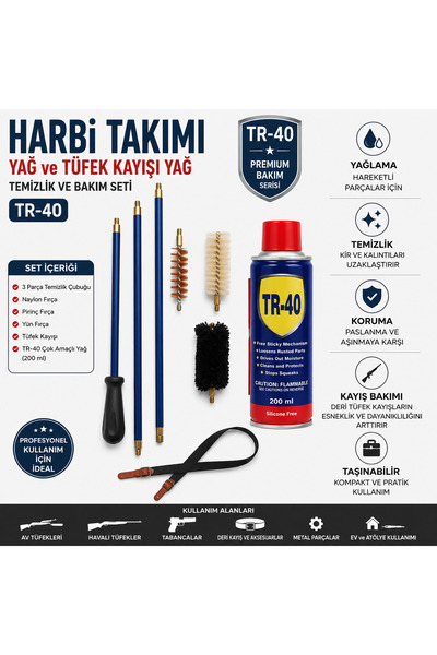 Genel Markalar Harbi Takımı & Sprey Yağ & Askı Kayışı