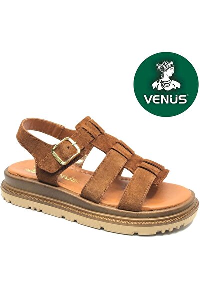 Venüs صندل نسائي من الجلد الطبيعي مريح لتقويم العظام من Riwing TABA