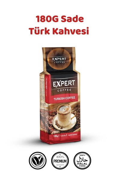 expert coffee Turkish Coffee Plain 180g
