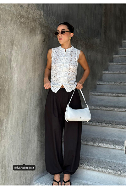 Stradivarius Dantel Qipao büstiyer