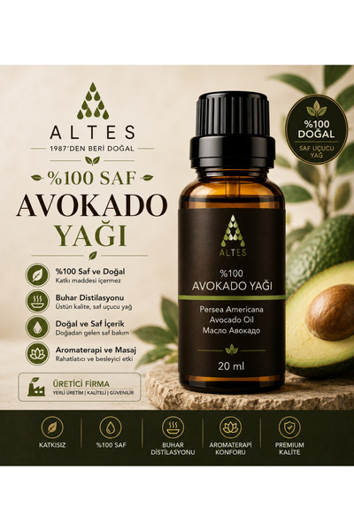 altes 100% Pure Avocado Oil 20ml Tm24Av0101