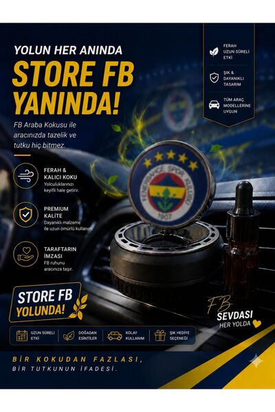 Store Araç içi güneş enerjili FB Armalı.Aromalı koku. Araç İçi Aksesuar-Oto A...
