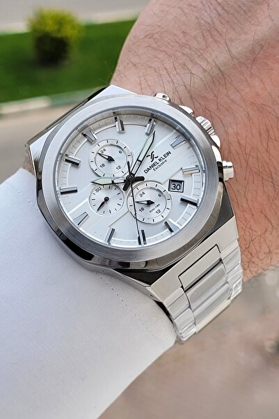 Daniel Klein Gri Renk Ayarlanabilir Kordonlu Fonksiyonlu 41 Mm Erkek Kol Saati