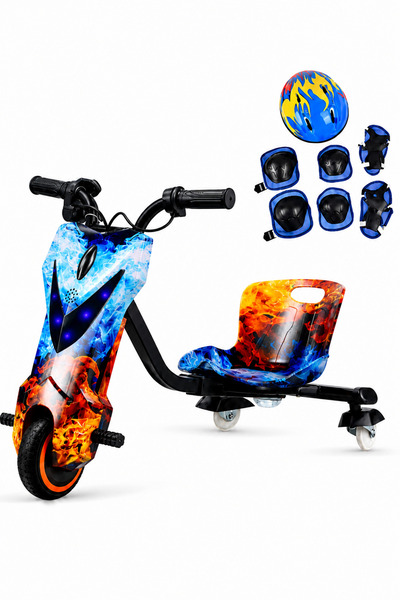 Scooter سكوتر درفت المطور للأطفال - بطارية ليثيوم 4400mAh قوية، بلوتوث وهيكل ...
