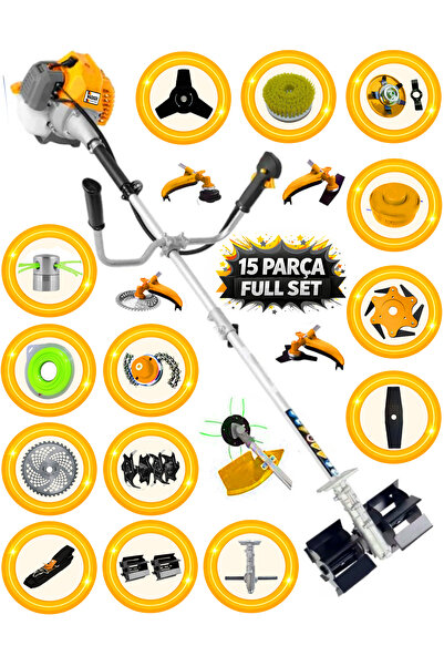 Wacker Pro Alman 11 In 1 Nero F1 Seri 20 Hp Yan Tipi Benzinli Tırpan Toprak E...