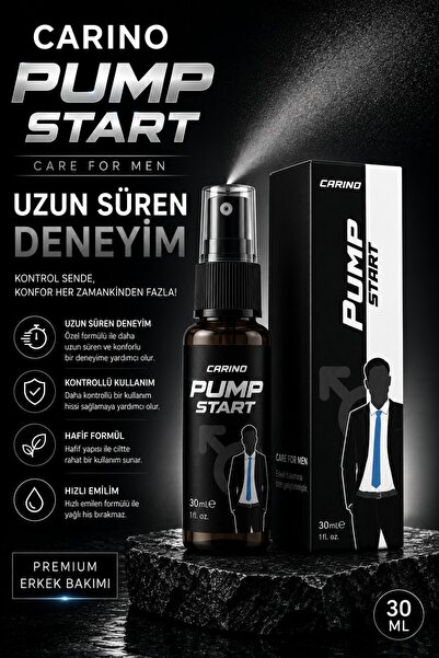 Carino E Bella Carino Pump Start Sprey 30 ML – Erkek Bakım Spreyi