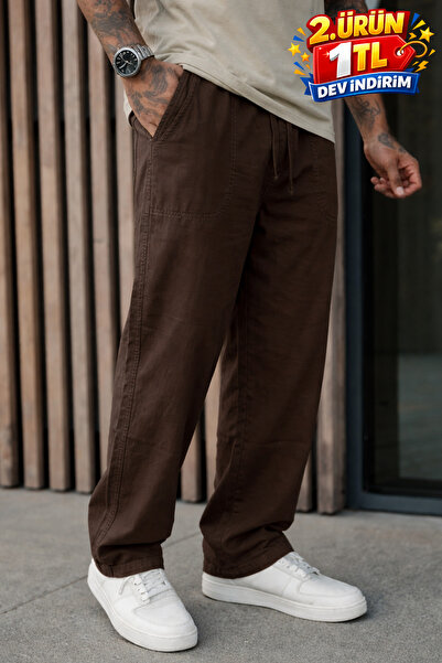 DAMGA JEANS Pantaloni de in negri pentru bărbați, model Jogger Premium, croia...