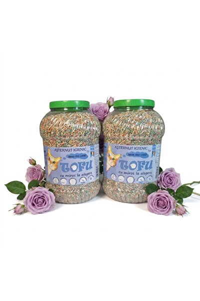 Vitamix Tofu ecoMiau – Biodegradable cat litter, Rose, 2x8 Liters Package