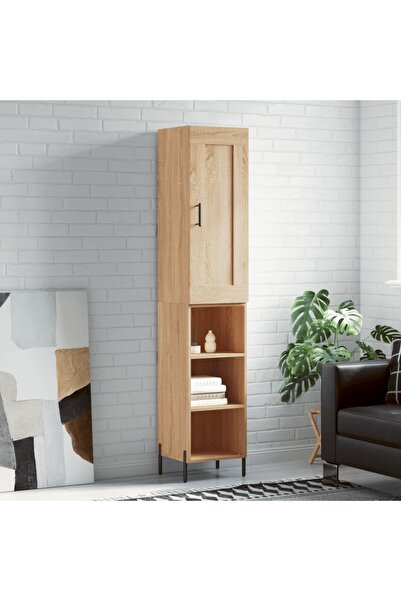 Concept Dulap înalt, stejar sonoma, 34,5x34x180 cm, lemn prelucrat