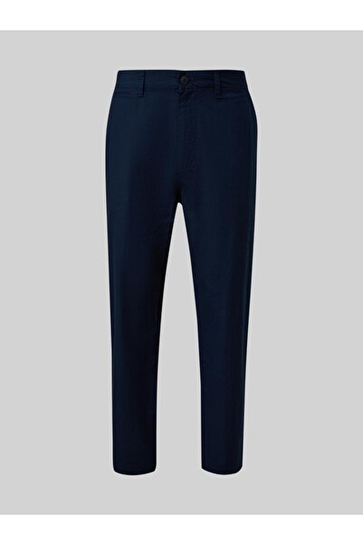 s.Oliver Pantaloni Chino, Detroit, Talie medie, Croială lejeră, Bleumarin