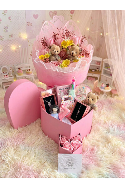 Ahsen Collection Harika pembe delux