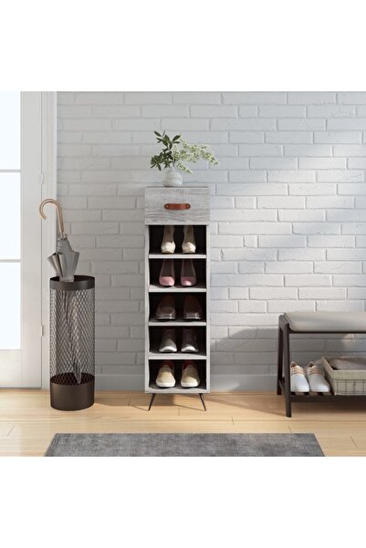 Concept Pantofar, gri sonoma, 30x35x105 cm, lemn compozit