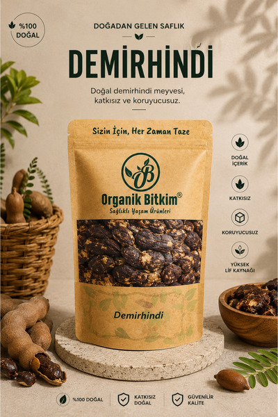 OB Organik Bitkim Organik Bitkim Demirhindi 1000 gr