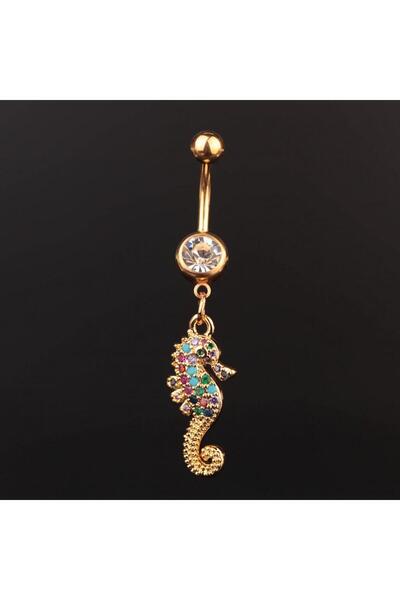 Rupen Kraft Cerrahi Çelik Piercing Deniz Atı Piercing Deniz Atı Şık Göbek Pie...