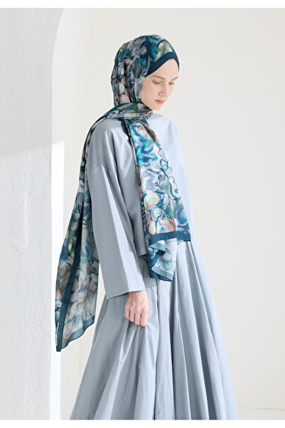Freshscarfs Astra Floş Viskon Şal İndigo