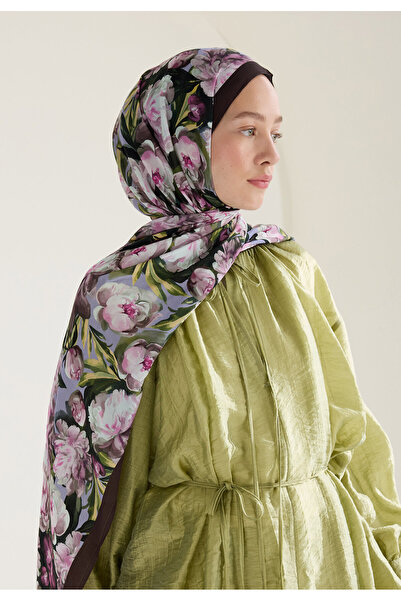 Freshscarfs Lotus Floş Viskon Şal Erik Çürüğü