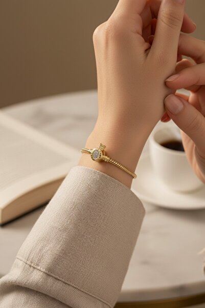 XUPING JEWELRY سوار من ستايل إنسي/مجوهرات شوبينغ مرصع بحجر الزركون