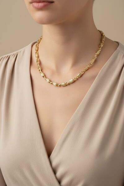 XUPING JEWELRY قلادة من مجوهرات ستايل إنسي/كسوبينج بتصميم عصري