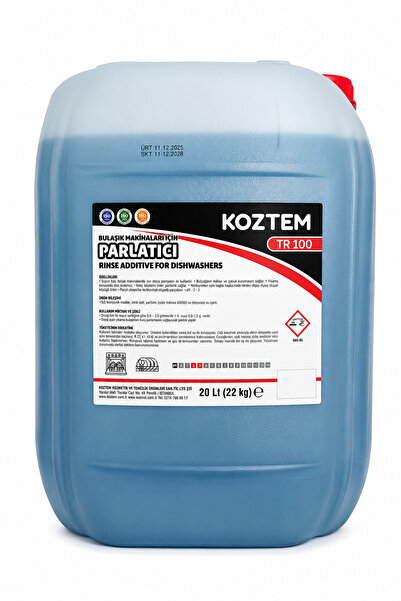 koztem ENDÜSTRİYEL BULAŞIK MAKİNALARI İÇİN PARLATICI 20lt - PROFESYONEL YÜKSE...